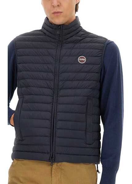 Veste casual COLMAR ORIGINALS ORIGINALS Lightweight Down Vest With Drawstring BLUE Barbati (BM 18920668) 4