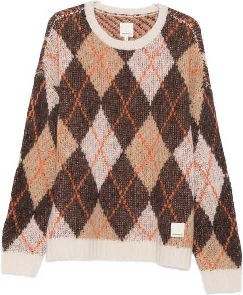 Pulovere Emporio Armani Rhombus Sweater RHOMBUS BROWN Barbati (BM 18920701) 1