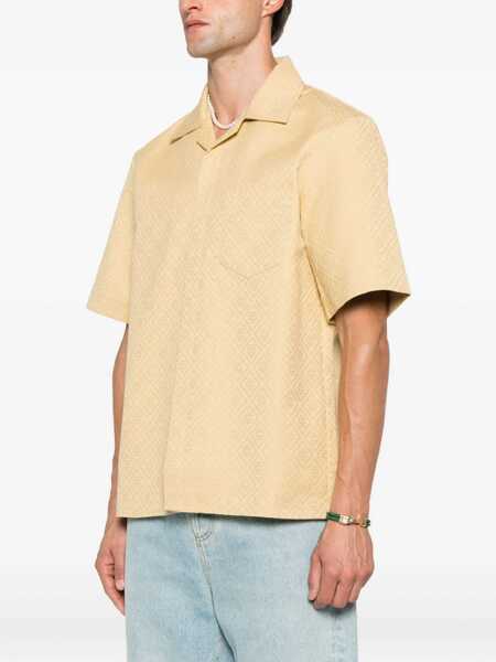 Camasi casual Casablanca Short sleeve Shirt BEIGE Barbati (BM 18920734) 3