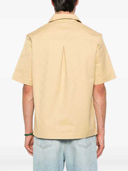 Camasi casual Casablanca Short sleeve Shirt BEIGE Barbati (BM 18920734) 4