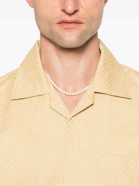 Camasi casual Casablanca Short sleeve Shirt BEIGE Barbati (BM 18920734) 5