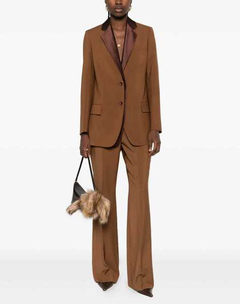 Sacouri Fendi Wool and mohair Blazer TOBACCO-25 Femei (BM 18920770) 2
