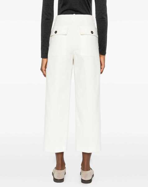 Pantaloni casual Brunello Cucinelli Cotton Pants PANAMA Femei (BM 18920788) 4