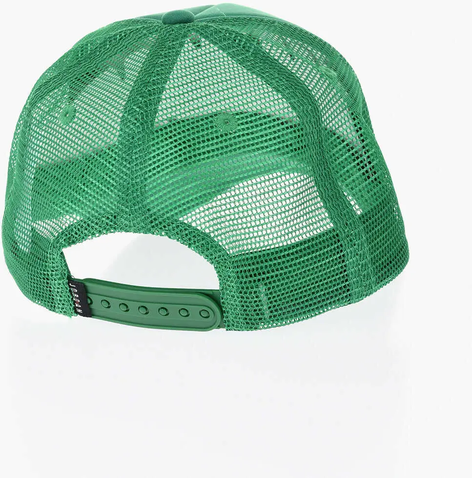 Caciuli Nike Air Jordan Solid Color Trucker Cap With Embossed Logo Green Baieti (BM 18920872) 2