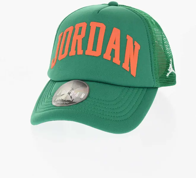 Caciuli Nike Air Jordan Solid Color Trucker Cap With Embossed Logo Green Baieti (BM 18920872) 1