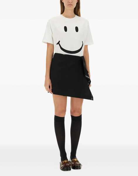 Tricouri Moschino Smiley T-Shirt WHITE Femei (BM 18920887) 2