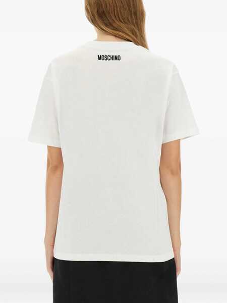 Tricouri Moschino Smiley T-Shirt WHITE Femei (BM 18920887) 3