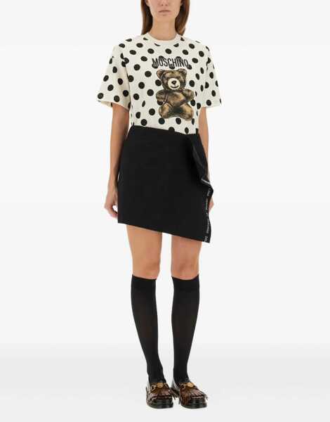 Fuste casual Moschino Wool Wrap Skirt BLACK Femei (BM 18920896) 2