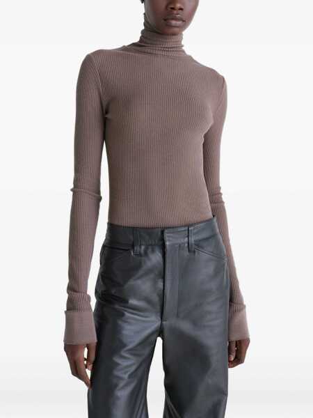 Bluze LEMAIRE Turtleneck Top BROWN Femei (BM 18920908) 3