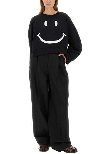 Bluze de trening Moschino Smiley Sweatshirt BLACK Femei (BM 18920914) 2