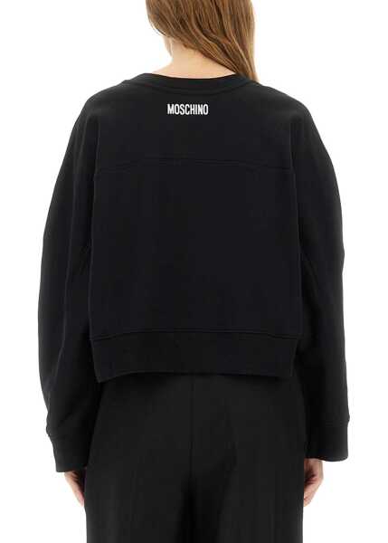 Bluze de trening Moschino Smiley Sweatshirt BLACK Femei (BM 18920914) 3