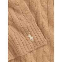 Esarfe Dama - Esarfe Ralph Lauren Braided Wool And Cashmere Scarf BEIGE Femei (BM 18920926) - B-mall.ro