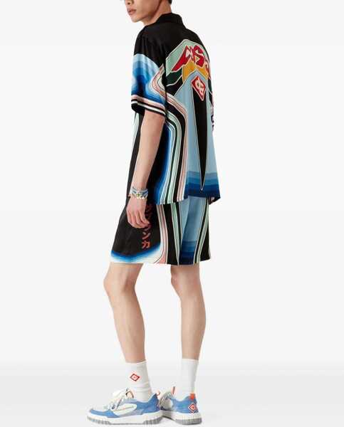 Pantaloni scurti Casablanca Graphic Mountain Shorts GRAPHIC MOUNTAIN Barbati (BM 18920977) 3