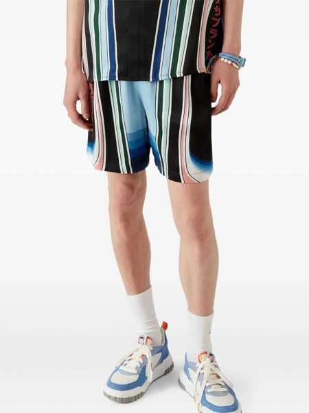 Pantaloni scurti Casablanca Graphic Mountain Shorts GRAPHIC MOUNTAIN Barbati (BM 18920977) 4