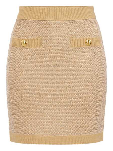 Fuste Elisabetta Franchi Elisabetta Franchi Knit Skirt Clothing Beige Femei (BM 18921864) 1