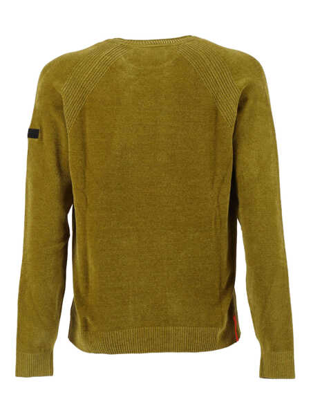 Pulovere casual Rrd velvet round knit Green Barbati (BM 18922674) 2