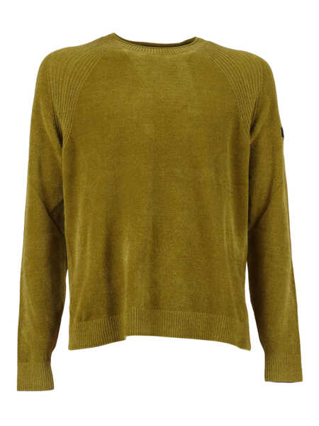 Pulovere casual Rrd velvet round knit Green Barbati (BM 18922674) 1