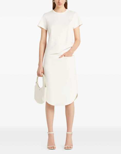 Tricouri COURRGES Embroidered logo T-Shirt HERITAGE WHITE Femei (BM 18922705) 2