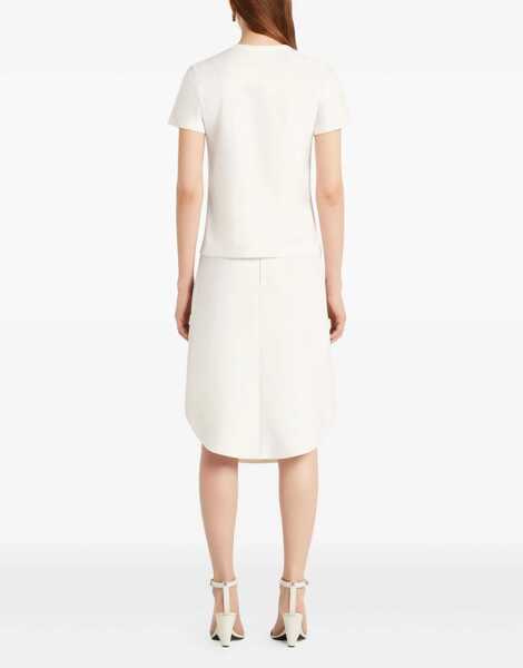 Tricouri COURRGES Embroidered logo T-Shirt HERITAGE WHITE Femei (BM 18922705) 3