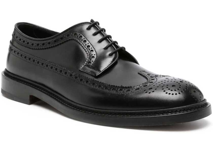 Pantofi eleganti Fratelli Rossetti Leather derby Lace-Ups Shoes DEXTER DARK BLACK Barbati (BM 18922738) 2