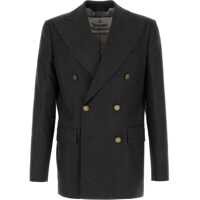 Sacouri Double-breasted Blazer Barbati