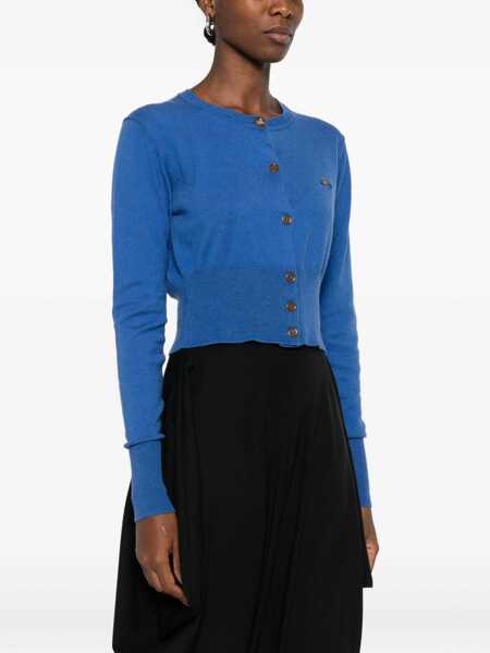 Cardigane Vivienne Westwood Bea crop Cardigan NAVY Femei (BM 18922759) 3