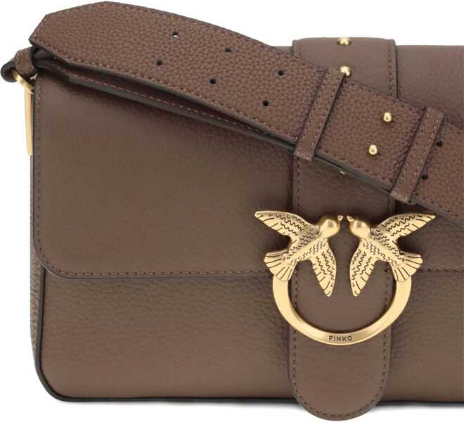 Genti de umar Pinko Love leather Shoulder Bag CIOCC. AMARO-ANTIQUE GOLD Femei (BM 18922843) 4