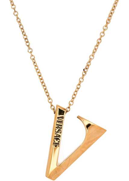 Coliere Versace V chain Necklace VERSACE GOLD Femei (BM 18922846) 3