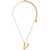 Versace V chain Necklace VERSACE GOLD
