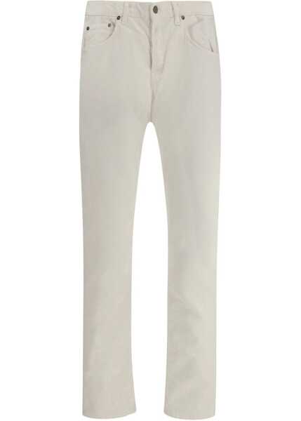 Pantaloni casual PT TORINO Corduroy design Pants BIANCO LANA Barbati (BM 18922900) 1