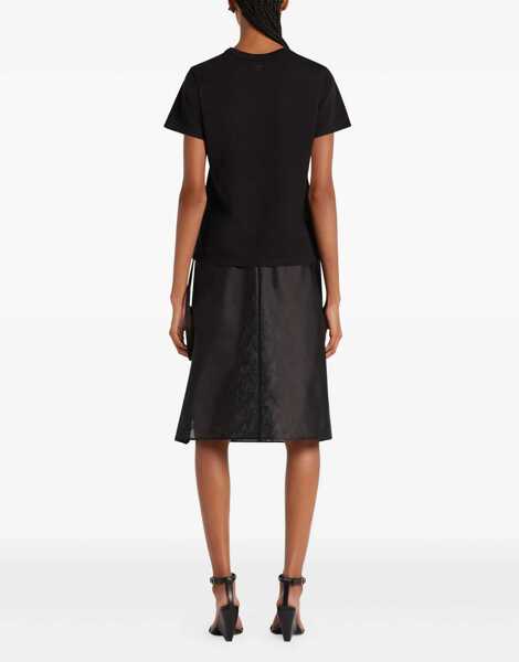 Tricouri COURRGES Embroidered logo T-Shirt BLACK Femei (BM 18922912) 3