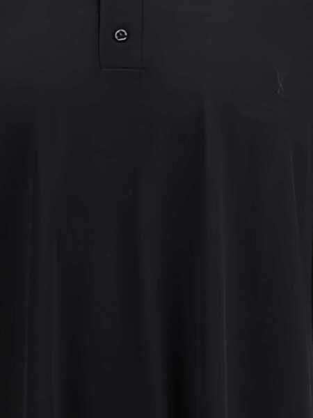 Tricouri Polo Saint Laurent Wool polo Shirt NOIR Barbati (BM 18922963) 4
