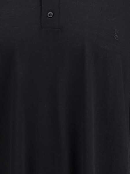 Tricouri Polo Saint Laurent Wool polo Shirt NOIR Barbati (BM 18922963) 5