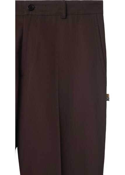 Pantaloni casual Burberry Cotton Chino Pants CLOVE BROWN Barbati (BM 18922978) 2