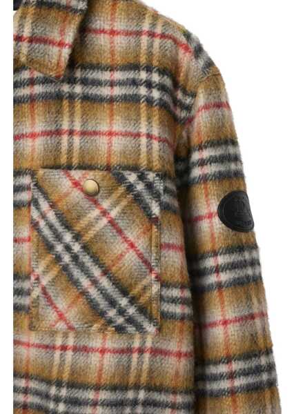 Jachete Burberry Check wool Jacket BEIGE IP CHECK Barbati (BM 18922984) 5
