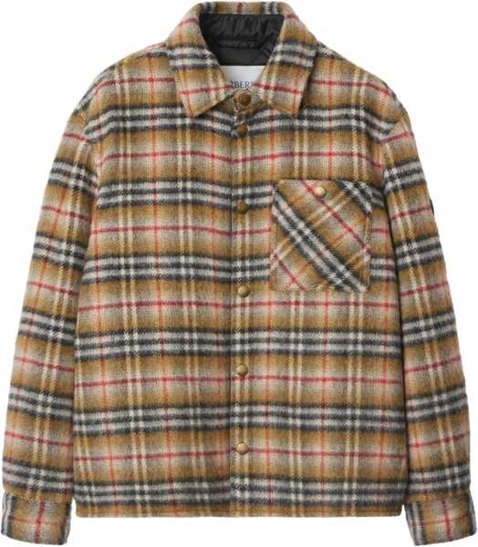 Jachete Burberry Check wool Jacket BEIGE IP CHECK Barbati (BM 18922984) 1