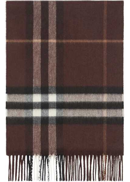 Esarfe Burberry Cashmere check Scarf TREACLE BROWN Femei (BM 18923044) 2