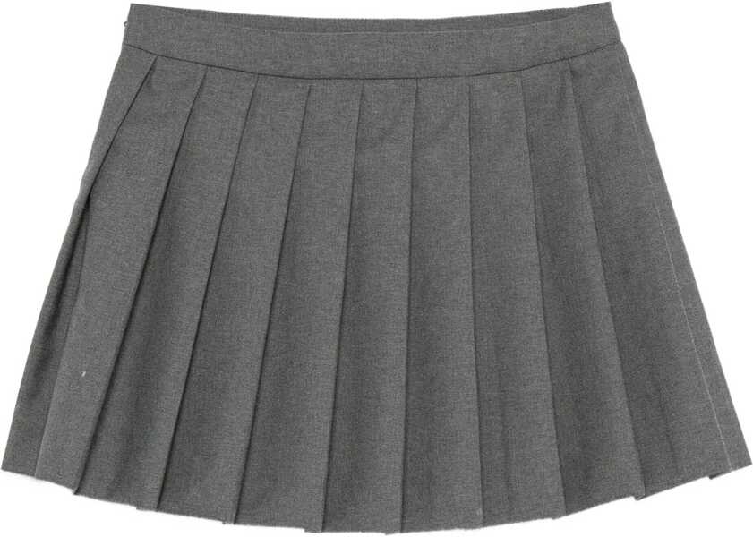 Pantaloni scurti Gucci Pleated Miniskirt for Ggirls LIGHT GREY Fete (BM 18923050) 2