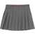 Gucci Pleated Miniskirt for Ggirls LIGHT GREY