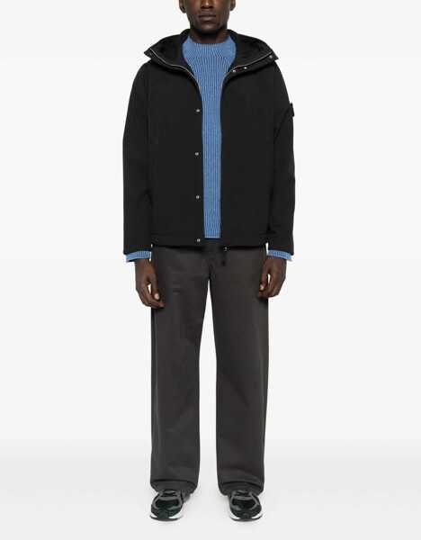 Geci Parka Stone Island Short Soft Shell Parka BLACK Barbati (BM 18923089) 2