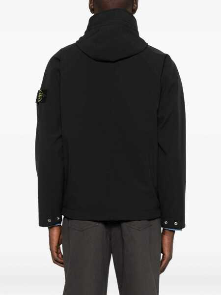 Geci Parka Stone Island Short Soft Shell Parka BLACK Barbati (BM 18923089) 4