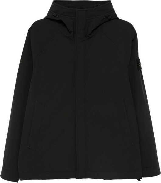 Geci Parka Stone Island Short Soft Shell Parka BLACK Barbati (BM 18923089) 1