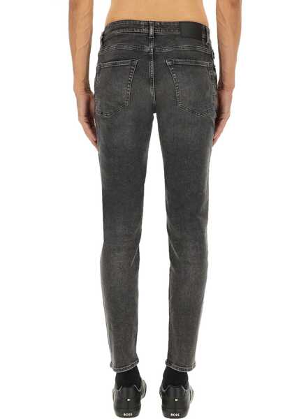 Blugi drepti Hugo Boss Slim Fit Jeans Pants BLACK Barbati (BM 18923128) 3
