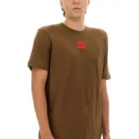 Tricouri Hugo Boss pentru Barbati - Tricouri Hugo Boss Regular Fit Sweatshirt With Logo Label BROWN Barbati (BM 18923140) - B-mall.ro