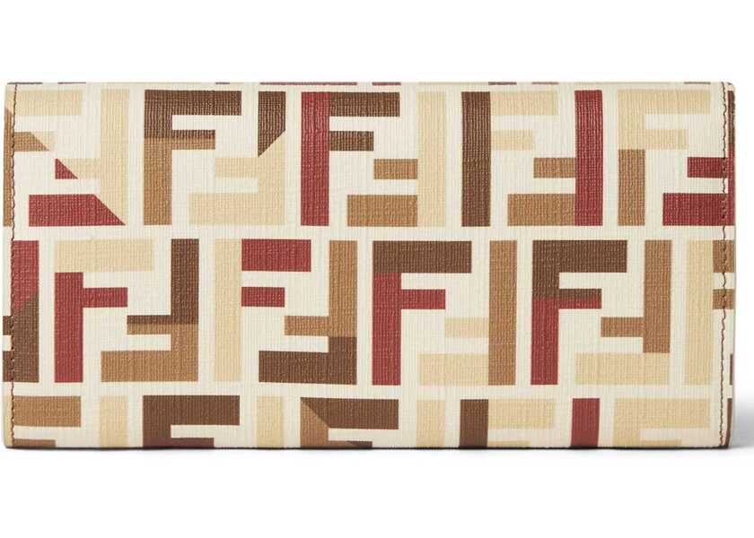 Portofele Fendi Continental Wallet With Chain BEIGE Femei (BM 18923161) 3