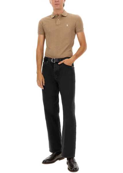 Tricouri Polo Ralph Lauren Cotton Polo BEIGE Barbati (BM 18923167) 2