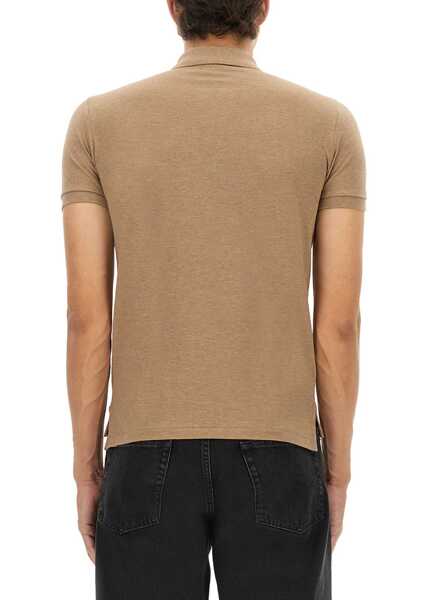 Tricouri Polo Ralph Lauren Cotton Polo BEIGE Barbati (BM 18923167) 3