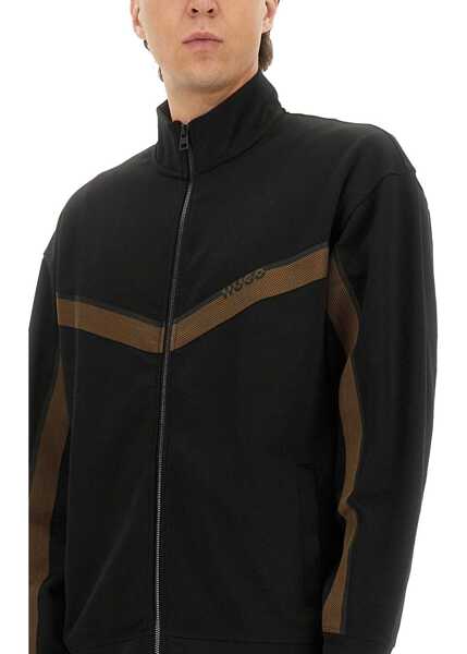 Bluze de trening Hugo Boss Sweatshirt With Logo And Zipper BLACK Barbati (BM 18923203) 4
