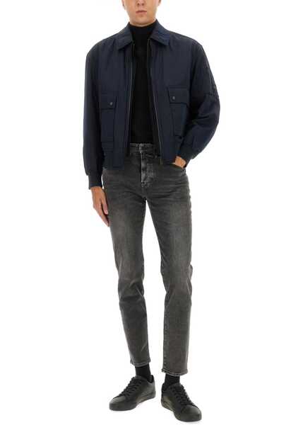 Bomber jacket Hugo Boss Bomber Jacket With Removable Lining BLUE Barbati (BM 18923209) 2