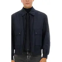 Geci pentru Barbati - Bomber jacket Hugo Boss Bomber Jacket With Removable Lining BLUE Barbati (BM 18923209) - B-mall.ro